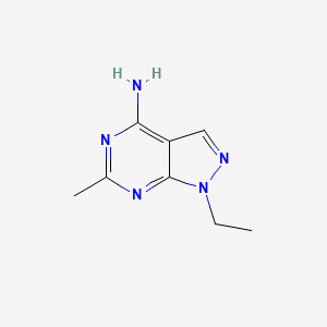 1-ethyl-6-methyl-1H-pyrazolo[3,4-d]pyrimidin-4-amine