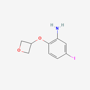 5-Iodo-2-(oxetan-3-yloxy)aniline