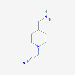 2-[4-(Aminomethyl)piperidin-1-yl]acetonitrile