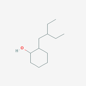 molecular formula C12H24O B1331092 2-(2-Ethylbutyl)cyclohexanol CAS No. 7146-78-3