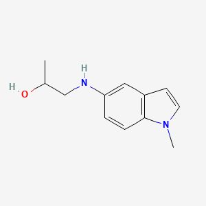 1-[(1-Methyl-1H-indol-5-YL)amino]propan-2-OL