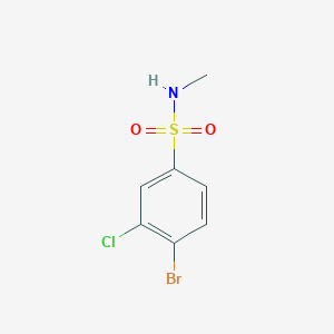 4-Bromo-3-chloro-N-methylbenzene-1-sulfonamide