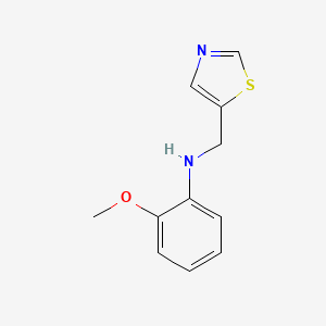 2-Methoxy-N-(thiazol-5-ylmethyl)aniline