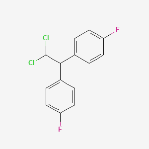 molecular formula C14H10Cl2F2 B1331100 1,1-(2,2-Dichloroethylidene)bis(4-fluorobenzene) CAS No. 603-55-4