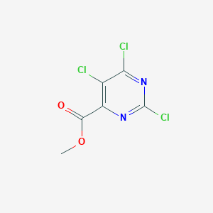 molecular formula C6H3Cl3N2O2 B1331101 Methyl 2,5,6-trichloropyrimidine-4-carboxylate CAS No. 89284-85-5