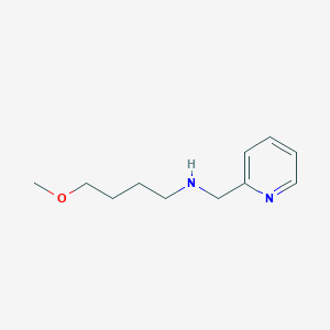 molecular formula C11H18N2O B13311041 (4-Methoxybutyl)(pyridin-2-ylmethyl)amine 