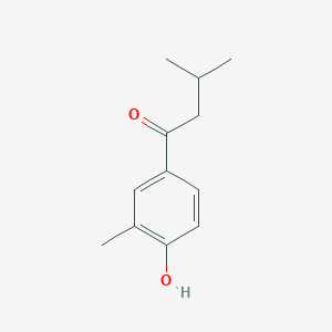 1-(4-Hydroxy-3-methylphenyl)-3-methylbutan-1-one