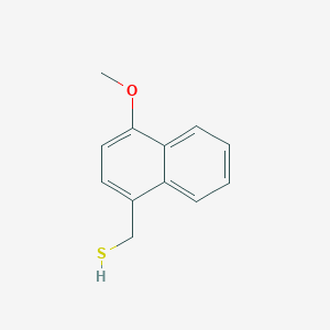 molecular formula C12H12OS B13311075 (4-Methoxynaphthalen-1-YL)methanethiol 