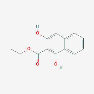 molecular formula C13H12O4 B1331108 Ethyl 1,3-dihydroxynaphthalene-2-carboxylate CAS No. 6843-89-6