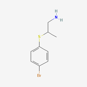 1-[(1-Aminopropan-2-yl)sulfanyl]-4-bromobenzene