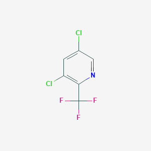 molecular formula C6H2Cl2F3N B1331111 3,5-Dichloro-2-(trifluoromethyl)pyridine CAS No. 7655-72-3