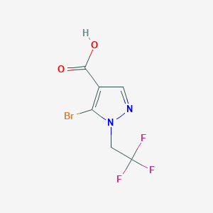 5-Bromo-1-(2,2,2-trifluoroethyl)-1H-pyrazole-4-carboxylic acid