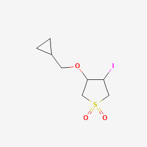 3-(Cyclopropylmethoxy)-4-iodotetrahydrothiophene 1,1-dioxide