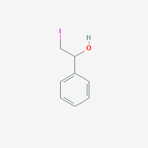 molecular formula C8H9IO B13311181 2-Iodo-1-phenylethanol 