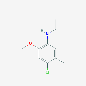 4-chloro-N-ethyl-2-methoxy-5-methylaniline