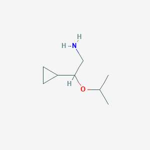 2-Cyclopropyl-2-(propan-2-yloxy)ethan-1-amine