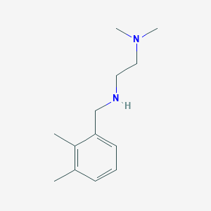 molecular formula C13H22N2 B13311282 [2-(Dimethylamino)ethyl][(2,3-dimethylphenyl)methyl]amine 