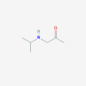 molecular formula C6H13NO B13311312 1-[(Propan-2-yl)amino]propan-2-one 