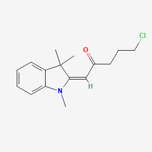 5-Chloro-1-(1,3,3-trimethyl-2,3-dihydro-1H-indol-2-ylidene)pentan-2-one