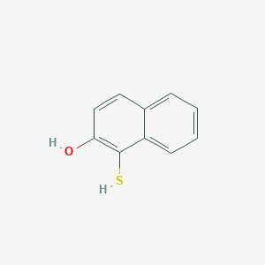 molecular formula C10H8OS B13311351 1-Sulfanylnaphthalen-2-ol 