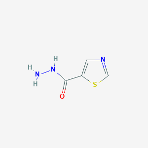 molecular formula C4H5N3OS B1331147 Thiazole-5-carbohydrazide CAS No. 101257-37-8