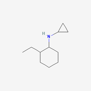 molecular formula C11H21N B13311472 N-cyclopropyl-2-ethylcyclohexan-1-amine 