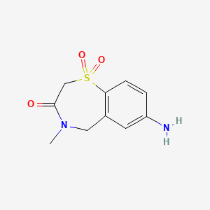 7-Amino-4-methyl-2,3,4,5-tetrahydro-1,4-benzothiazepine-1,1,3-trione