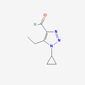 1-Cyclopropyl-5-ethyl-1H-1,2,3-triazole-4-carbaldehyde