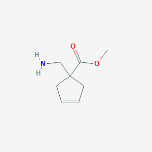 Methyl 1-(aminomethyl)cyclopent-3-ene-1-carboxylate