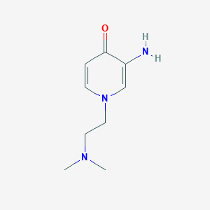 3-Amino-1-[2-(dimethylamino)ethyl]-1,4-dihydropyridin-4-one