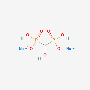 molecular formula CH4Na2O7P2 B1331150 双钠奥昔萘酸 CAS No. 14255-61-9