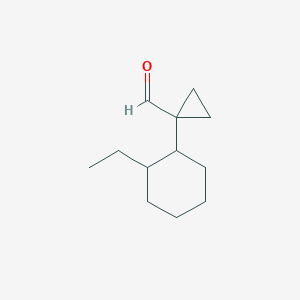 1-(2-Ethylcyclohexyl)cyclopropane-1-carbaldehyde