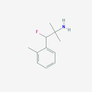 1-Fluoro-2-methyl-1-(2-methylphenyl)propan-2-amine