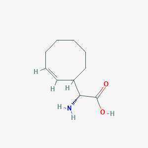 (2R)-2-Amino-2-(cyclooct-2-en-1-yl)acetic acid