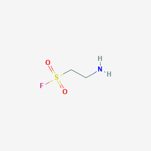 molecular formula C2H6FNO2S B13311540 2-Aminoethane-1-sulfonyl fluoride 