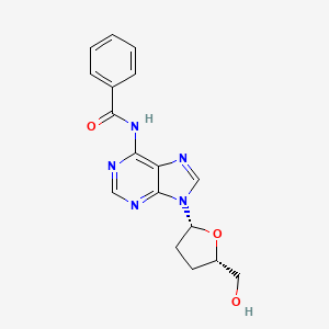 molecular formula C17H17N5O3 B1331157 N6-Benzoyl-2',3'-dideoxyadenosine 