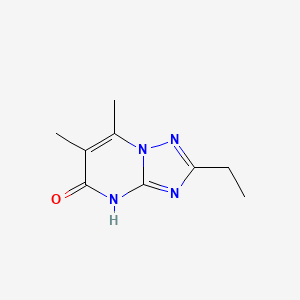 2-Ethyl-6,7-dimethyl-4H,5H-[1,2,4]triazolo[1,5-a]pyrimidin-5-one