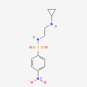 N-[2-(Cyclopropylamino)ethyl]-4-nitrobenzene-1-sulfonamide