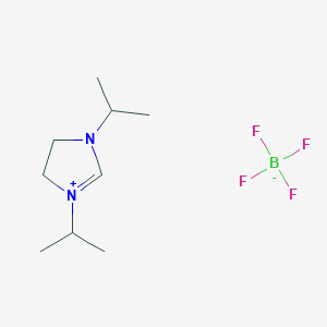 molecular formula C9H19BF4N2 B1331166 1,3-Diisopropylimidazolinium tetrafluoroborate CAS No. 137581-18-1