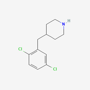 4-[(2,5-Dichlorophenyl)methyl]piperidine