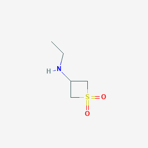 3-(Ethylamino)-1lambda6-thietane-1,1-dione