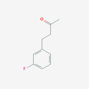 molecular formula C10H11FO B1331177 4-(3-Fluorophenyl)butan-2-one CAS No. 3506-77-2