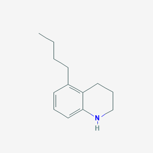 molecular formula C13H19N B13311775 5-Butyl-1,2,3,4-tetrahydroquinoline 