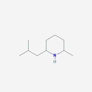 2-Methyl-6-(2-methylpropyl)piperidine