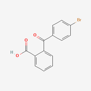 molecular formula C14H9BrO3 B1331185 2-(4-溴苯甲酰)苯甲酸 CAS No. 2159-40-2