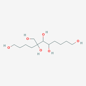 molecular formula C12H26O6 B1331187 5-羟甲基-1,5,6,7,11-十一烷五醇 CAS No. 108993-87-9