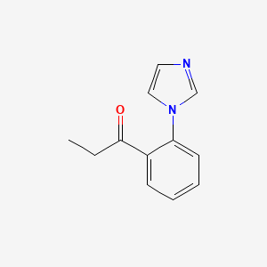 1-[2-(1H-Imidazol-1-YL)phenyl]propan-1-one