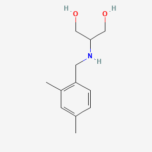 2-{[(2,4-Dimethylphenyl)methyl]amino}propane-1,3-diol