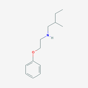 molecular formula C13H21NO B13311928 (2-Methylbutyl)(2-phenoxyethyl)amine 