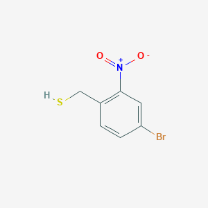 molecular formula C7H6BrNO2S B13311931 (4-Bromo-2-nitrophenyl)methanethiol 